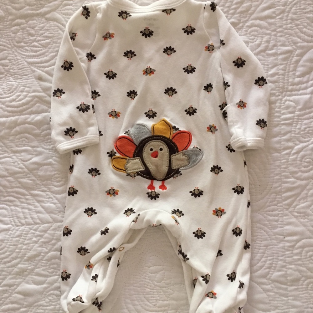 Carters Thanksgiving Turkey Sleeper NB